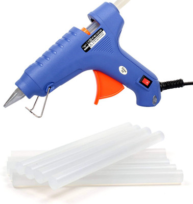 

Wadro Blue 60W with 8 Transparent Sticks High Temperature Corded Glue Gun(11 mm)