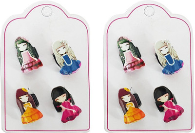 

INAAYA Tic Tac Hair Clips For Girls / Hair Clips For Girls Stylish (Set Of 8 clips) Hair Clip(Multicolor)