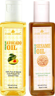 

Park Daniel Organic Avocado oil and Sesame oil combo pack of 2 bottles of 100 ml(200 ml) Hair Oil(200 ml)