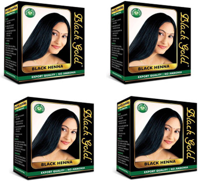 

Black Gold Herbal Based Black Henna Export Quality No Ammonia(200 g)
