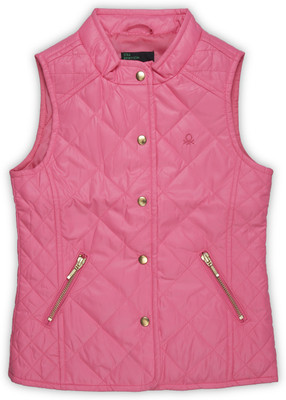 

United Colors of Benetton Sleeveless Solid Baby Girls Jacket, K27