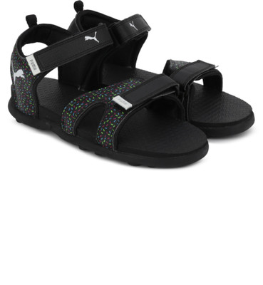 

Puma Boys & Girls Velcro Sports Sandals(Black, Puma black-puma white