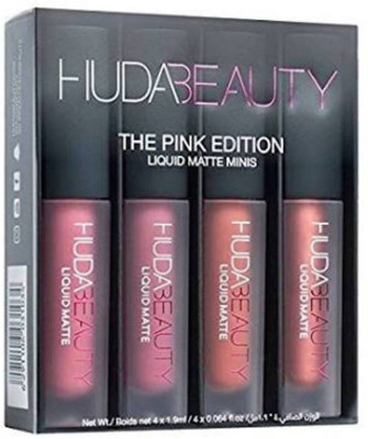 

hudda beauty Liquid Matte Lipstick Pink Edition(pink)
