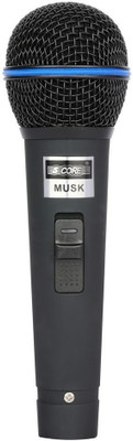 

5 Core MUSK High Quality Wired Microphone(Black)