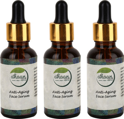 

ahaan naturals Anti Aging Face Serum All Skin Type- 30 Ml Each, Pack of 3(90 ml)