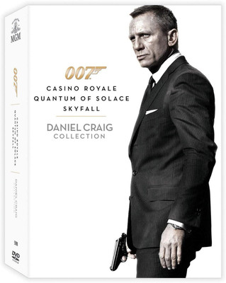 

007: Daniel Craig 3 Movies Collection - (Casino Royale + Quantum of Solace + Skyfall) (3 Disc Box Set)(DVD English)