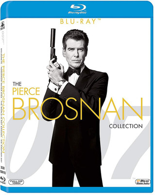 

007: Pierce Brosnan as James Bond - 4 Movies Collection - GoldenEye + Tomorrow Never Dies + The World is Not Enough + Die Another Day (4-Disc Box Set)(Blu-ray English)