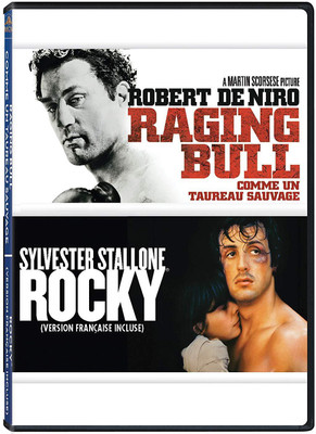 2 Movies Collection: Raging Bull + Rocky(DVD English)