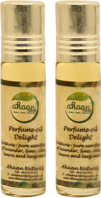 

ahaan naturals Delight Roll on Perfume All Skin Type- 8 Ml Each, Pack of 2 Perfume - 8 ml(For Men & Women)