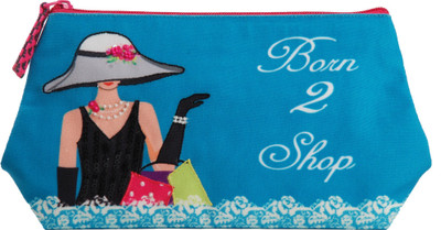 

pinaken BORN TO SHOP Cosmetic Bag(Multicolor)
