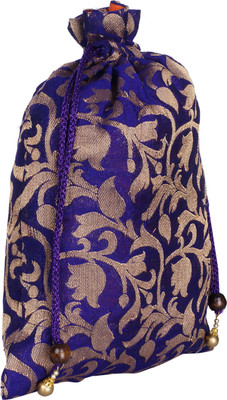 

Empower Trust Zari Potli Pouch(Purple)