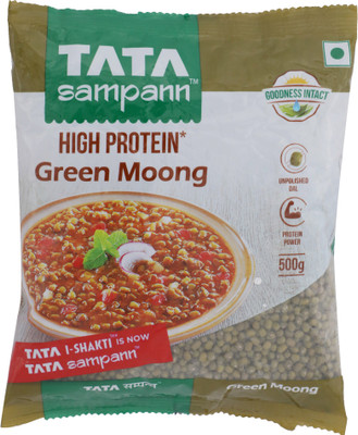 

Tata Sampann Moong Dal Green (Whole, 500 g)