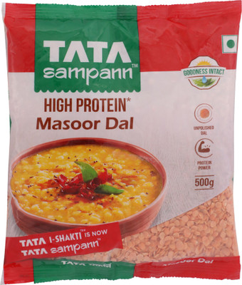 

Tata Sampann Masoor Dal Red (Split, 500 g)