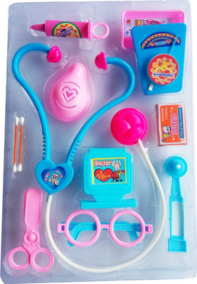 

Foreign Holics 11 Pcs Doctor Set for Kids Play for Girls and Boys (Multicolored)