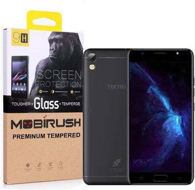MOBIRUSH Tempered Glass Guard for Techno I7(Pack of 1)