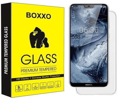 Boxxo Tempered Glass Guard for Nokia 6.1 Plus(Pack of 1)