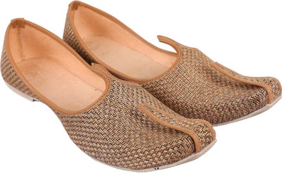 

DFR JUTE ETHNIC Jutis For Men(Tan, Beige