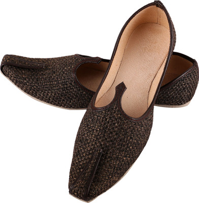

DFR DFR JUTE ETHNIC Jutis For Men(Brown