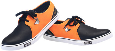 

Raishel Casuals Casuals For Men(Black, Orange