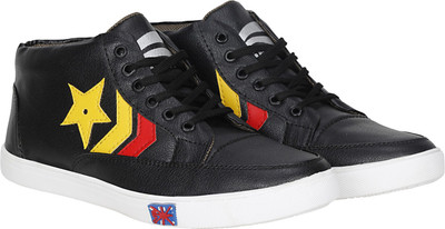

Knot n Lace Premium Sneakers For Men(Black
