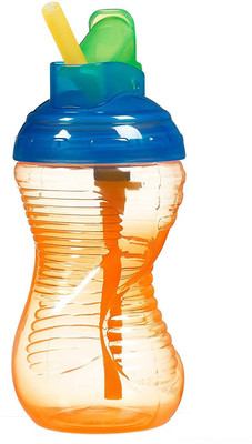

Munchkin Mighty Grip 10oz Flip Straw Cup(Orange)