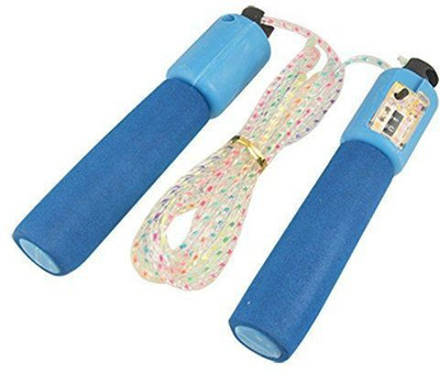 

N.VCOMMUNICATION24X7 BEST QUALITY SKIP COUNTERS Freestyle Skipping Rope(Blue, Length: 462 cm)