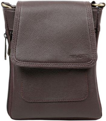 

Revorg Girls Casual Brown PU Sling Bag