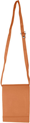 

capreo Women Casual Orange PU Sling Bag