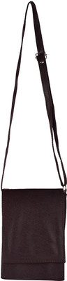 

capreo Women Casual Black PU Sling Bag