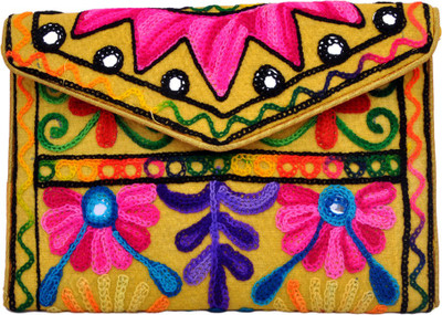 

Sadaf Design's Girls Casual Multicolor Silk Sling Bag