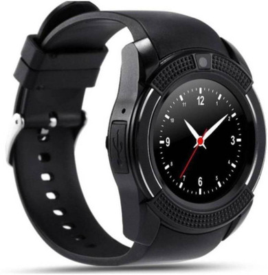 

BERRIN Stylish C6 Smart Watch With SIM Card Support & Bluetooth Connectivity Black Smartwatch(Black Strap Free Size)