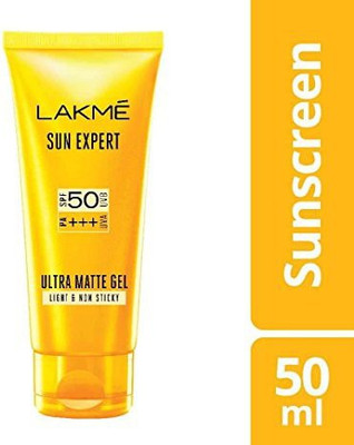 Lakme Sun Expert Ultra Matte Gel Sunscreen - SPF 50 PA+++(50 ml)