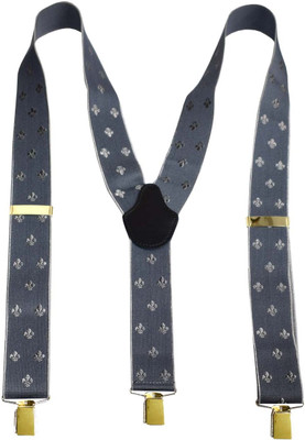 

Navaksha Y- Back Suspenders for Men(Grey)