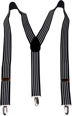 

Navaksha Y- Back Suspenders for Men(Black)