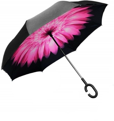 

Mantavya Large Reverse Inverted Umbrella Windproof Upside Down Reverse Travel Umbrella(Multicolor)