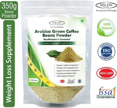 Sinew Nutrition Green Coffee Beans Powder 350g for Weight Management(350 g)