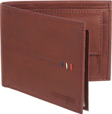 

snvogue Men Brown Artificial Leather Wallet(6 Card Slots)