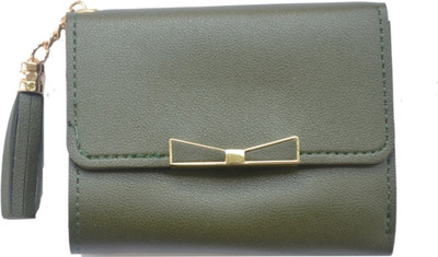

JG Shoppe Women Casual Green Artificial Leather Wallet(5 Card Slots)