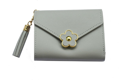

JG Shoppe Women Casual Grey Artificial Leather Wallet(5 Card Slots)