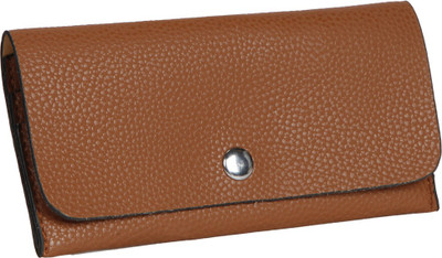 

Bagkok Women Casual Tan Artificial Leather Wallet(4 Card Slots)