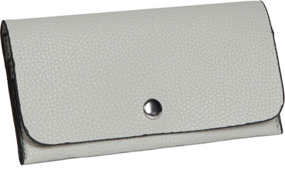 

Bagkok Women Casual Grey Artificial Leather Wallet(4 Card Slots), White