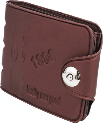 

Peacock Mundkar Boys Brown Artificial Leather Wallet(8 Card Slots)