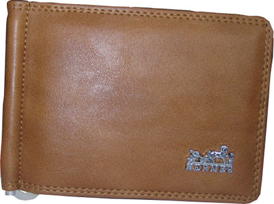 

hermes Men Tan Genuine Leather Money Clip(6 Card Slots)