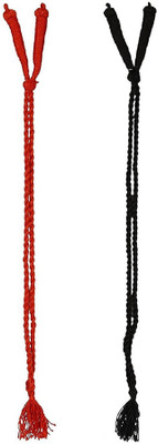 

GOELX Necklace Doris Ropes Braided Cord Colorful Thin Choker Dories Combo for necklace making/designing/jewellery designing Pack of 2 - Style A