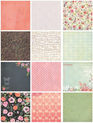 

Paper Pep Eno Greeting Pattern Scrapbooking Paper Pack 12" X 12" Design 21