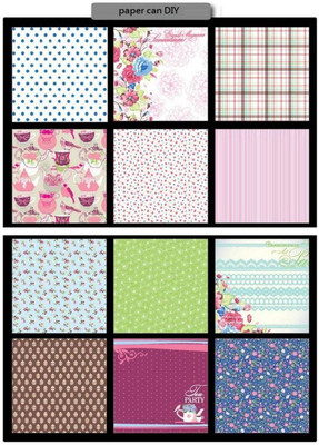 

Paper Pep Eno Greeting Pattern Scrapbooking Paper Pack 12" X 12" Fresh Series