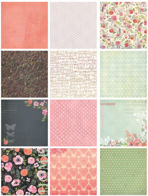 

Paper Pep Eno Greeting Pattern Scrapbooking Paper Pack 6" X 6" Design 17