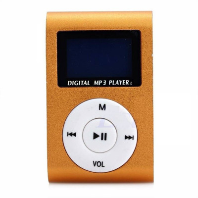 

Stockhawkers M-55 Mini Screen Mp3 with Earphone & Cable 16 GB MP3 Player(Gold, 1.2 Display)