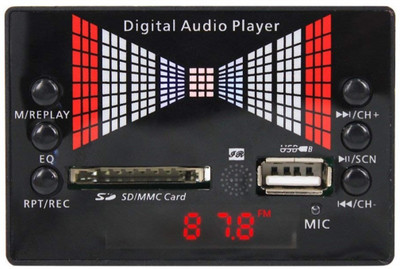 

Medha Music Audio Kit rec-001 MP3 Player(Black, 2.4 Display)