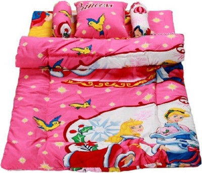 

Balaji fab BARBIE COMFORT BEDDING SET cartoon multicolor(Fabric, Multicolor)